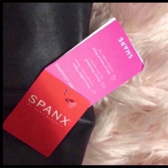 NWT! Spanx Faux Leather Leggings - Picture 5 of 8